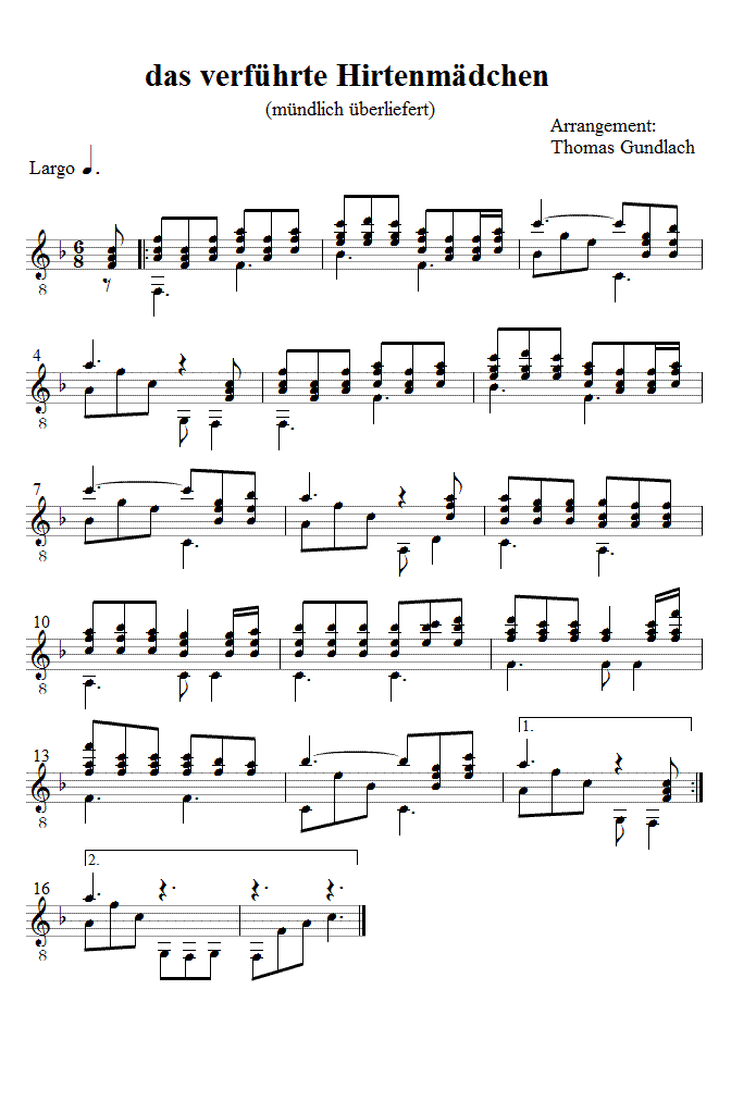 das verf&uuml;hrte Hirtenm&auml;dchen