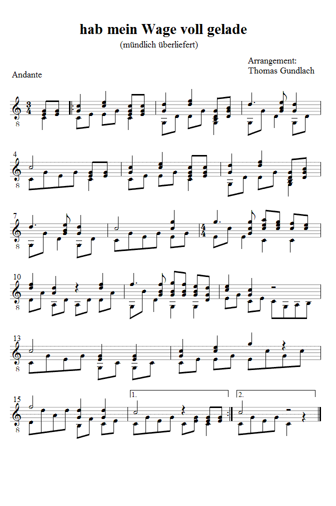 hab mein Wage voll gelade