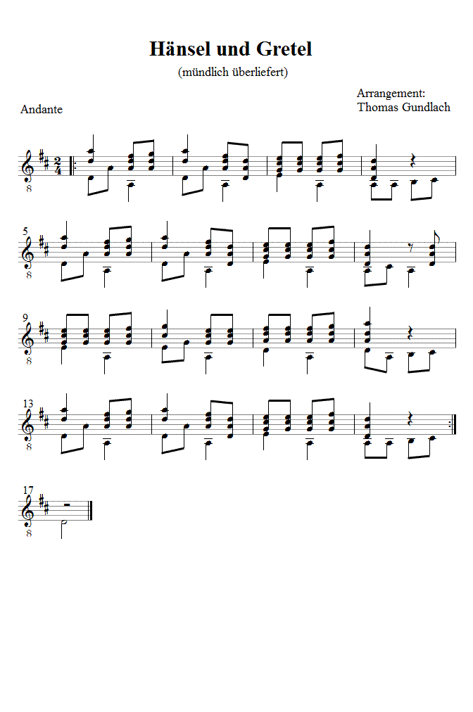 H&auml;nsel und Gretel