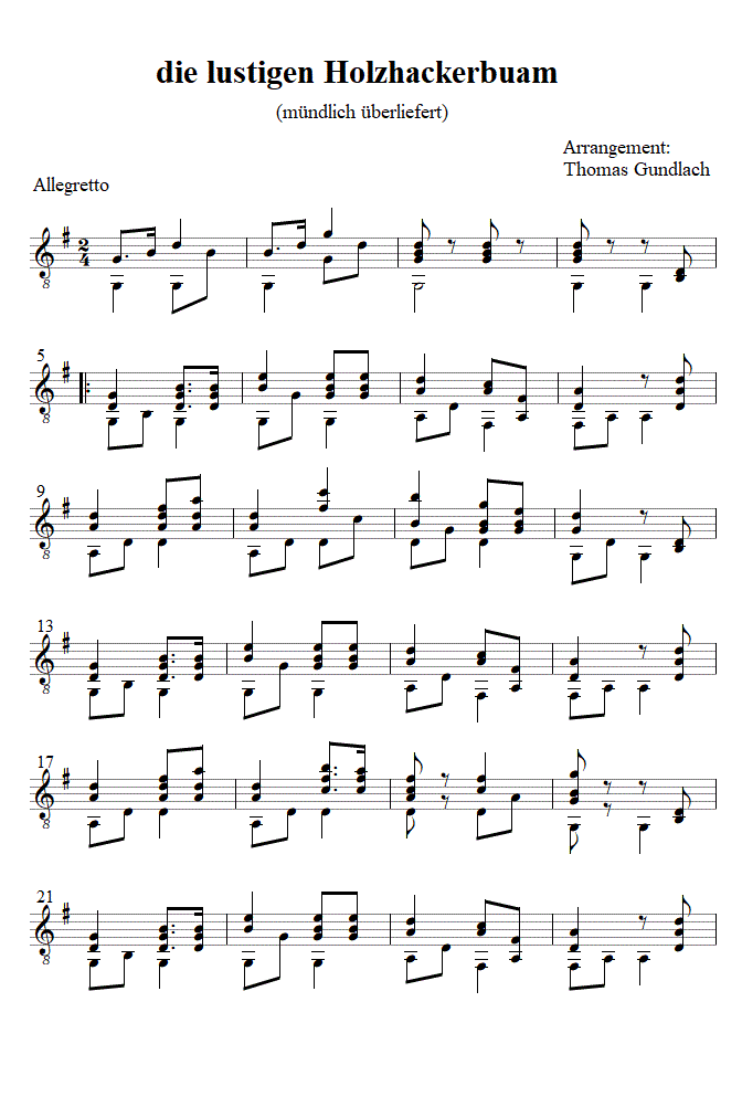 die lustigen Holzhackerbuam