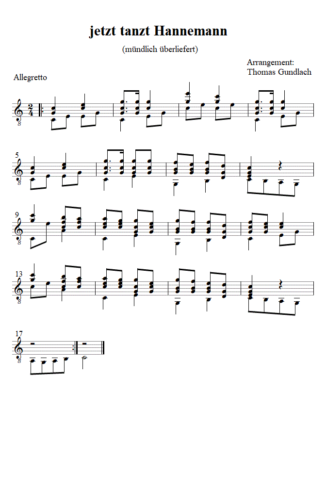 jetzt tanzt Hannemann