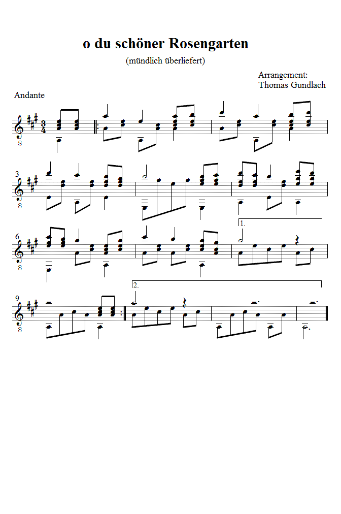 o du sch&ouml;ner Rosengarten