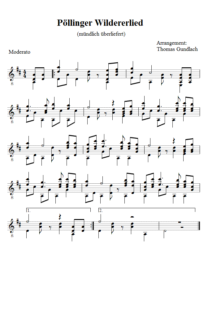 Pöllinger Wildererlied