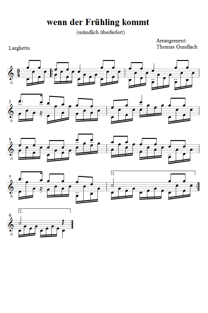 wenn der Fr&uuml;hling kommt